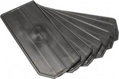 Quantum Storage - 16-1/2" Wide x 5" High, Black Bin Divider - Use with Quantum Storage Systems - QUS 245 - Industrial Tool & Supply