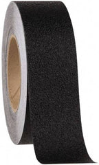 NMC - Black Solid Color Anti-Slip Vinyl Cleat - 6" Wide x 2' Long x 0.02" Thick, General Traffic - Industrial Tool & Supply