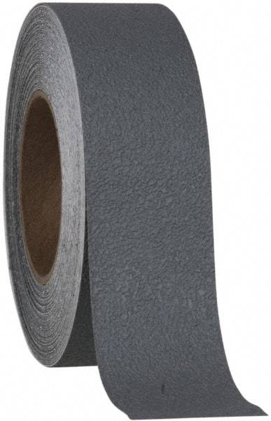 NMC - Gray Solid Color Anti-Slip Vinyl Tape - 12" Wide x 60' Long x 0.02" Thick, General Traffic - Industrial Tool & Supply