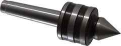 Value Collection - MT2 Taper Shank Shank, 41mm Head Diam, Live Center - 5,000 Max RPM, 24mm Point Diam, 2.22" Point Len, 463 Lb Max Workpc, Standard Point - Industrial Tool & Supply