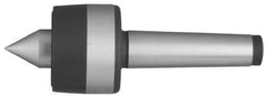 Value Collection - MT4 Taper Shank Shank, 52mm Head Diam, Live Center - 3,000 Max RPM, 33mm Point Diam, 3.21" Point Len, 1,323 Lb Max Workpc, Standard Point - Industrial Tool & Supply