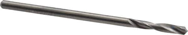 M.A. Ford - #41 118° Spiral Flute Solid Carbide Screw Machine Drill Bit - Bright Finish, Right Hand Cut, 1/2" Flute Length, 2" OAL, Faceted Point, Straight Shank - Industrial Tool & Supply