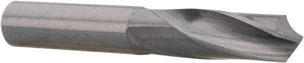 M.A. Ford - 0.397" 118° Spiral Flute Solid Carbide Screw Machine Drill Bit - Bright Finish, Right Hand Cut, 1-1/4" Flute Length, 2-3/4" OAL, Faceted Point, Straight Shank - Industrial Tool & Supply
