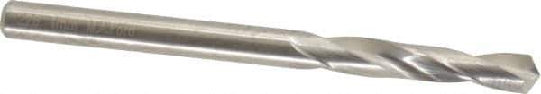 M.A. Ford - 4.0005mm 118° Spiral Flute Solid Carbide Screw Machine Drill Bit - Bright Finish, Right Hand Cut, 22mm Flute Length, 55mm OAL, Faceted Point, Straight Shank - Industrial Tool & Supply
