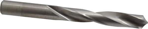 M.A. Ford - 33/64" 118° Solid Carbide Jobber Drill - Bright Finish, Right Hand Cut, Spiral Flute, Straight Shank, 5" OAL, Faceted Point - Industrial Tool & Supply