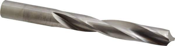 M.A. Ford - 17/32" 118° Solid Carbide Jobber Drill - Bright Finish, Right Hand Cut, Spiral Flute, Straight Shank, 5" OAL, Faceted Point - Industrial Tool & Supply