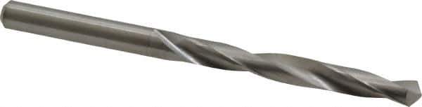 M.A. Ford - #6 118° Solid Carbide Jobber Drill - Bright Finish, Right Hand Cut, Spiral Flute, Straight Shank, 3" OAL, Faceted Point - Industrial Tool & Supply