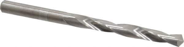 M.A. Ford - #12 118° Solid Carbide Jobber Drill - Bright Finish, Right Hand Cut, Spiral Flute, Straight Shank, 2-3/4" OAL, Faceted Point - Industrial Tool & Supply
