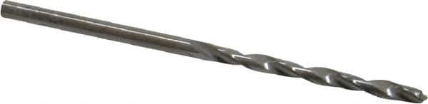 M.A. Ford - #49 118° Solid Carbide Jobber Drill - Bright Finish, Right Hand Cut, Spiral Flute, Straight Shank, 1-3/4" OAL, Faceted Point - Industrial Tool & Supply