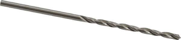 M.A. Ford - #55 118° Solid Carbide Jobber Drill - Bright Finish, Right Hand Cut, Spiral Flute, Straight Shank, 1-1/2" OAL, Faceted Point - Industrial Tool & Supply
