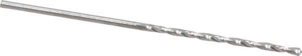 M.A. Ford - #59 118° Solid Carbide Jobber Drill - Bright Finish, Right Hand Cut, Spiral Flute, Straight Shank, 1-1/2" OAL, Faceted Point - Industrial Tool & Supply
