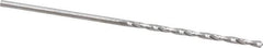 M.A. Ford - #59 118° Solid Carbide Jobber Drill - Bright Finish, Right Hand Cut, Spiral Flute, Straight Shank, 1-1/2" OAL, Faceted Point - Industrial Tool & Supply