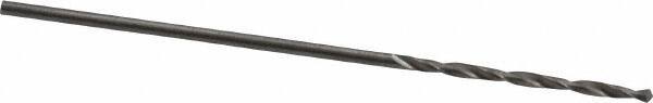 M.A. Ford - #63 118° Solid Carbide Jobber Drill - Bright Finish, Right Hand Cut, Spiral Flute, Straight Shank, 1-1/2" OAL, Faceted Point - Industrial Tool & Supply