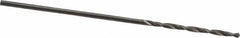 M.A. Ford - #63 118° Solid Carbide Jobber Drill - Bright Finish, Right Hand Cut, Spiral Flute, Straight Shank, 1-1/2" OAL, Faceted Point - Industrial Tool & Supply