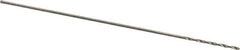 M.A. Ford - #77 118° Solid Carbide Jobber Drill - Bright Finish, Right Hand Cut, Spiral Flute, Straight Shank, 1-1/2" OAL, Faceted Point - Industrial Tool & Supply