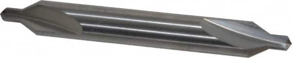 M.A. Ford - #3 Plain Cut 60° Incl Angle Solid Carbide Combo Drill & Countersink - Industrial Tool & Supply