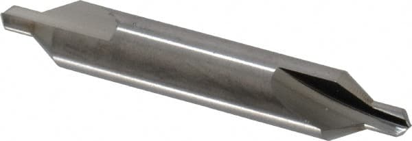 M.A. Ford - #5 Plain Cut 60° Incl Angle Solid Carbide Combo Drill & Countersink - Industrial Tool & Supply