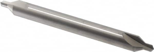 M.A. Ford - #6 Plain Cut 60° Incl Angle Solid Carbide Combo Drill & Countersink - Industrial Tool & Supply