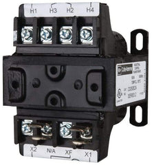 Eaton Cutler-Hammer - 1 Phase, 0.35 kVA, Control Transformer - 2 Input, 1 Output Winding, 50/60 Hz, 5-1/4 Inch Deep x 3-13/16 Inch High, 131°F Temp Rise - Industrial Tool & Supply