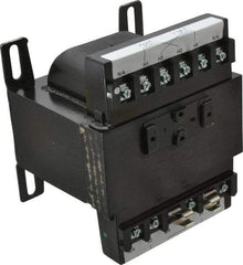 Eaton Cutler-Hammer - 1 Phase, 0.5 kVA, Control Transformer - 2 Input, 1 Output Winding, 50/60 Hz, 5-1/2 Inch Deep x 4-3/4 Inch High, 131°F Temp Rise - Industrial Tool & Supply