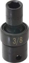 SK - 3/8" Drive 3/8" Standard Universal Impact Socket - 6 Points, 2-1/8" OAL - Industrial Tool & Supply