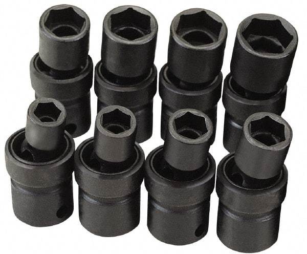 SK - 3/8" Drive 5/8" Standard Universal Impact Socket - 6 Points, 2-21/64" OAL - Industrial Tool & Supply