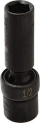 SK - 3/8" Drive 1/2" Deep Universal Impact Socket - 6 Points, 3-9/64" OAL - Industrial Tool & Supply