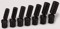SK - 3/8" Drive 13mm Deep Universal Impact Socket - 6 Points, 3-9/64" OAL - Industrial Tool & Supply