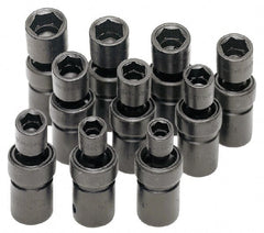 SK - 1/2" Drive 15mm Standard Universal Impact Socket - Industrial Tool & Supply