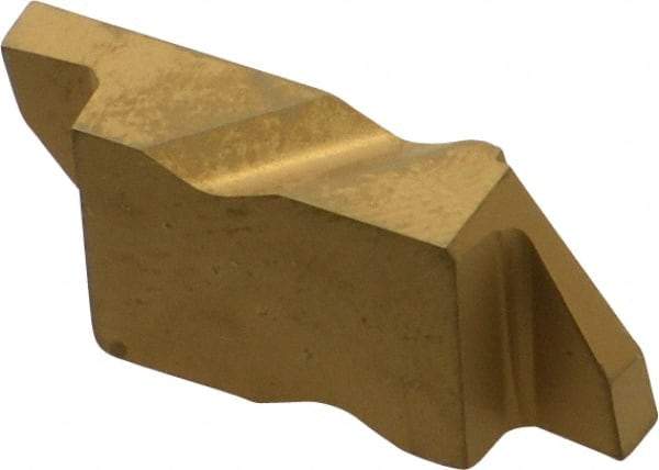 Kennametal - 4125NG Grade KC850, 3.18mm Cutting Width Carbide Grooving Insert - 3.81mm Max Depth of Cut, Left Hand, 0.19mm Corner Radius, TiC/TiCN/TiN Finish - Industrial Tool & Supply