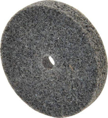 3M - 1-1/2" Diam, 1/4" Face Width, 3/16" Center Hole, Medium Grade, Silicon Carbide Deburring Wheel - Unitized, Hard Density 7 Grade, 30,100 RPM - Industrial Tool & Supply