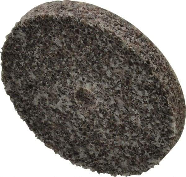 3M - 2" Diam, 1/4" Face Width, 1/4" Center Hole, Coarse Grade, Aluminum Oxide Deburring Wheel - Unitized, Hard Density 7 Grade, 22,100 RPM - Industrial Tool & Supply