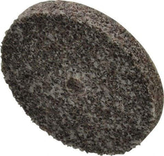 3M - 2" Diam, 1/4" Face Width, 1/4" Center Hole, Coarse Grade, Aluminum Oxide Deburring Wheel - Unitized, Hard Density 7 Grade, 22,100 RPM - Industrial Tool & Supply