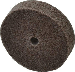 3M - 2" Diam, 1/2" Face Width, 1/4" Center Hole, Medium Grade, Aluminum Oxide Deburring Wheel - Unitized, Hard Density 7 Grade, 22,100 RPM - Industrial Tool & Supply