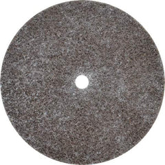 3M - 3" Diam, 1/8" Face Width, 1/4" Center Hole, Medium Grade, Aluminum Oxide Deburring Wheel - Unitized, Hard Density 7 Grade, 18,100 RPM - Industrial Tool & Supply