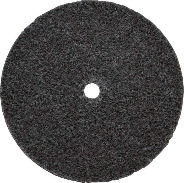 3M - 3" Diam, 1/4" Face Width, 1/4" Center Hole, Fine Grade, Aluminum Oxide Deburring Wheel - Unitized, Medium Density 5 Grade, 18,100 RPM - Industrial Tool & Supply