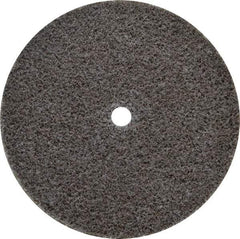 3M - 3" Diam, 1/4" Face Width, 1/4" Center Hole, Medium Grade, Aluminum Oxide Deburring Wheel - Unitized, Hard Density 7 Grade, 18,100 RPM - Industrial Tool & Supply