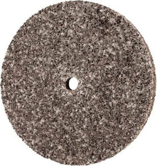 3M - 3" Diam, 1/4" Face Width, 1/4" Center Hole, Coarse Grade, Aluminum Oxide Deburring Wheel - Unitized, Hard Density 7 Grade, 18,100 RPM - Industrial Tool & Supply