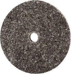 3M - 3" Diam, 1/4" Face Width, 3/8" Center Hole, Coarse Grade, Aluminum Oxide Deburring Wheel - Unitized, Hard Density 7 Grade, 18,100 RPM - Industrial Tool & Supply