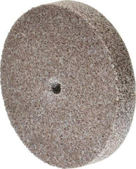 3M - 3" Diam, 1/2" Face Width, 1/4" Center Hole, Medium Grade, Aluminum Oxide Deburring Wheel - Unitized, Hard Density 7 Grade, 15,100 RPM - Industrial Tool & Supply