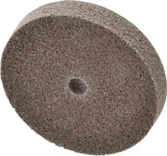 3M - 3" Diam, 1/2" Face Width, 3/8" Center Hole, Fine Grade, Aluminum Oxide Deburring Wheel - Unitized, Medium Density 5 Grade, 15,100 RPM - Industrial Tool & Supply