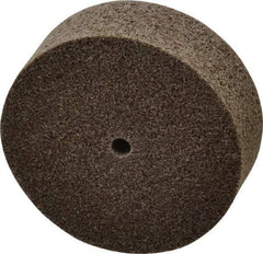 3M - 3" Diam, 1" Face Width, 1/4" Center Hole, Fine Grade, Aluminum Oxide Deburring Wheel - Unitized, Medium Density 5 Grade, 15,100 RPM - Industrial Tool & Supply