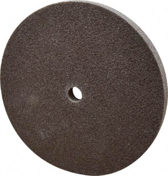 3M - 6" Diam, 1/2" Face Width, 1/2" Center Hole, Fine Grade, Aluminum Oxide Deburring Wheel - Unitized, Medium Density 5 Grade, 7,500 RPM - Industrial Tool & Supply
