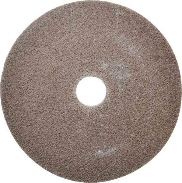 3M - 6" Diam, 1" Face Width, 1" Center Hole, Medium Grade, Aluminum Oxide Deburring Wheel - Unitized, Hard Density 7 Grade, 7,500 RPM - Industrial Tool & Supply