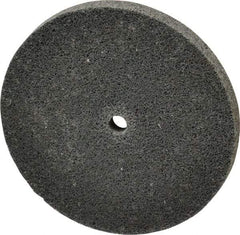 3M - 3" Diam, 1/4" Face Width, 1/4" Center Hole, Fine Grade, Silicon Carbide Deburring Wheel - Unitized, Hard Density 7 Grade, 18,100 RPM - Industrial Tool & Supply