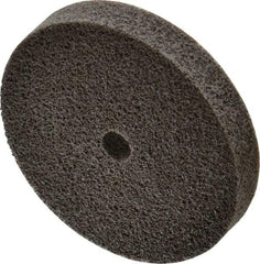 3M - 3" Diam, 1/2" Face Width, 3/8" Center Hole, Fine Grade, Aluminum Oxide Deburring Wheel - Unitized, Soft Density 3 Grade, 14,100 RPM - Industrial Tool & Supply