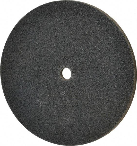 3M - 6" Diam, 1/4" Face Width, 1/2" Center Hole, Fine Grade, Silicon Carbide Deburring Wheel - Unitized, Medium Density 5 Grade, 7,500 RPM - Industrial Tool & Supply