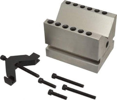 SPI - 2-3/8" Max Capacity, 90° Angle, Hardened Steel V-Block - 3" Long x 4" Wide x 3" High, Sold as Individual - Industrial Tool & Supply
