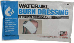 North - 18" Long x 8" Wide, General Purpose Gel Soaked Burn Dressing - White, Nonwoven Bandage - Industrial Tool & Supply