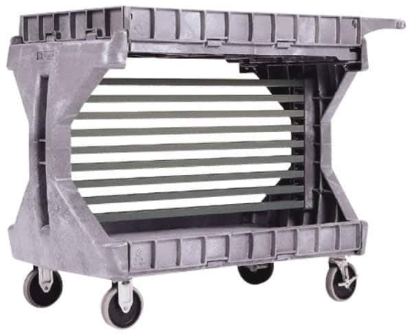 Akro-Mils - 35-3/4" Long x 1-3/4" Wide x 1" High, Cart Rail Kit - For 30936 - Industrial Tool & Supply